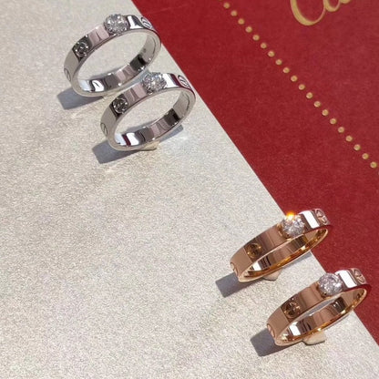 [ラブラッキー]ラブリング 3.6MM 1ビッグダイヤモンド