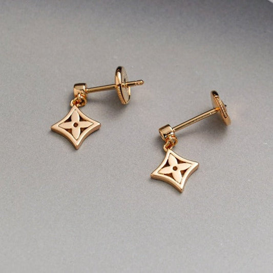 [Love Lucky]Sternohrringe Gold