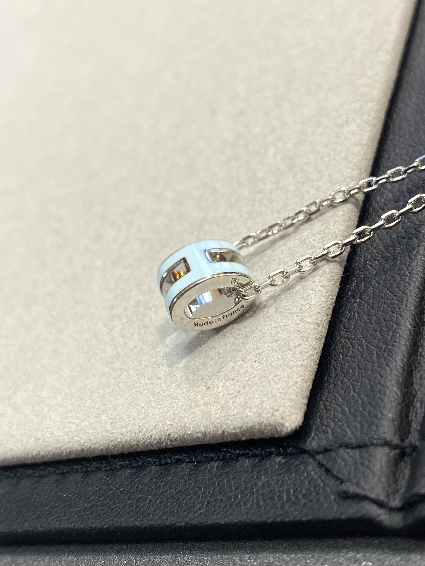 [Love Lucky] POP ​​H HELLBLAU HALSKETTE