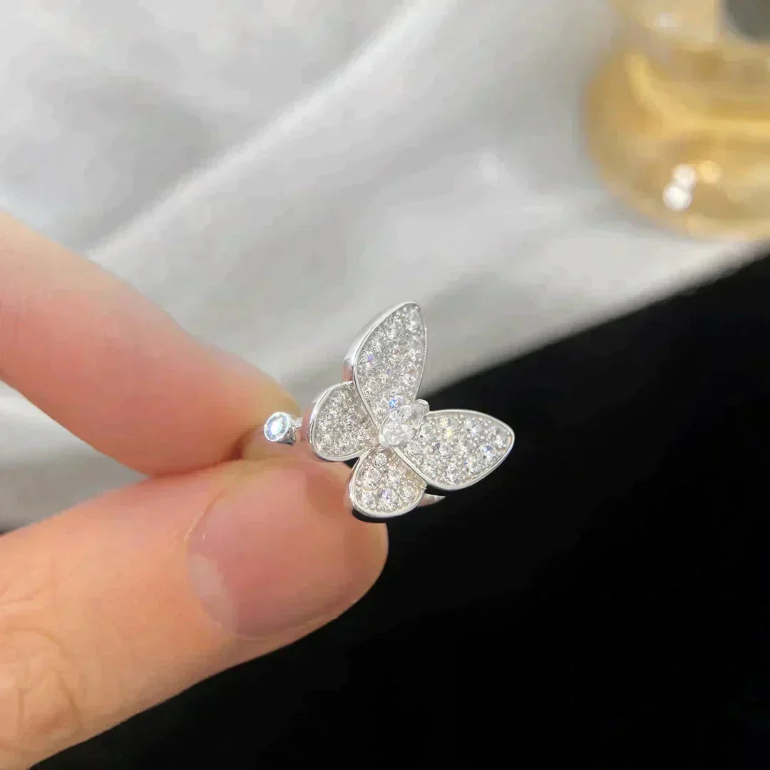 [Love Lucky]BUTTERFLY DIAMOND RING