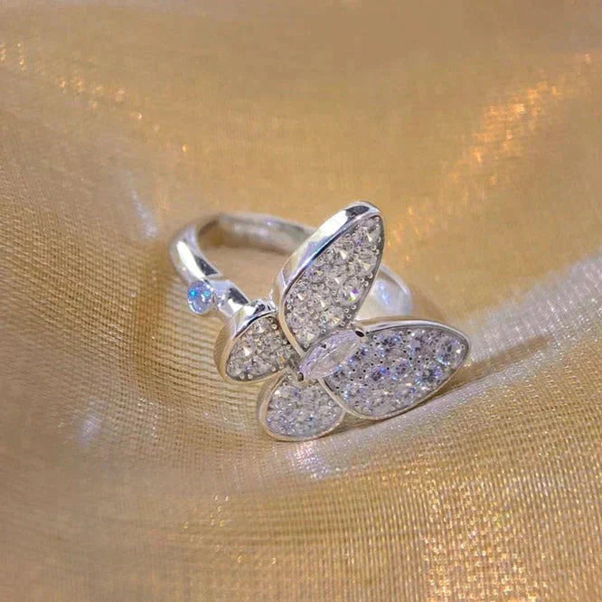[Love Lucky]BUTTERFLY DIAMOND RING
