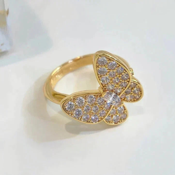 [Love Lucky]BUTTERFLY DIAMOND RING