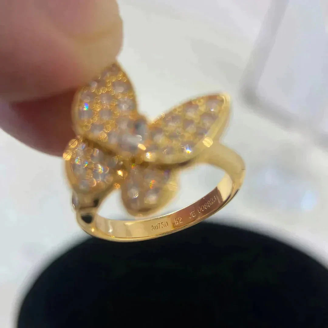 [Love Lucky]BUTTERFLY DIAMOND RING