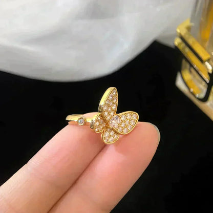 [Love Lucky]BUTTERFLY DIAMOND RING