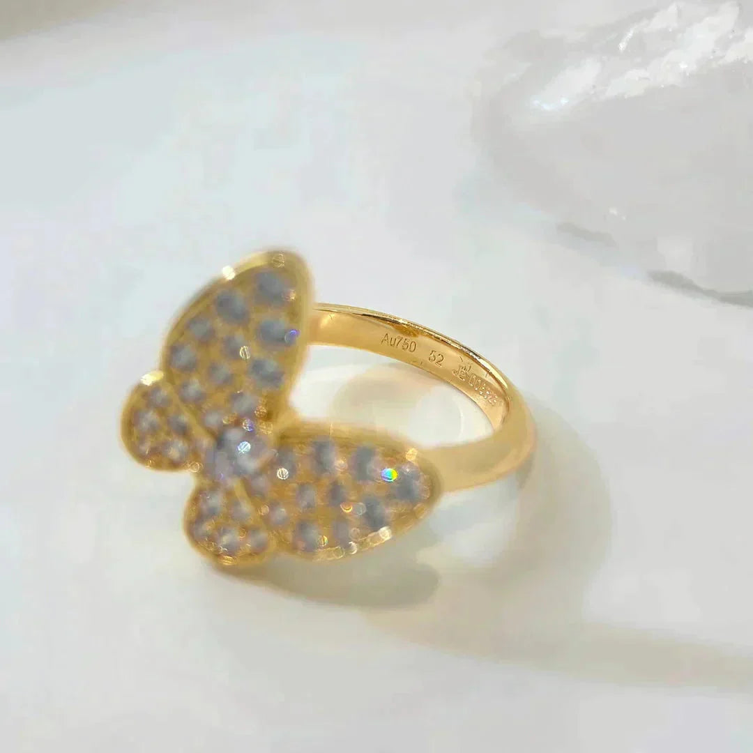 [Love Lucky]BUTTERFLY DIAMOND RING