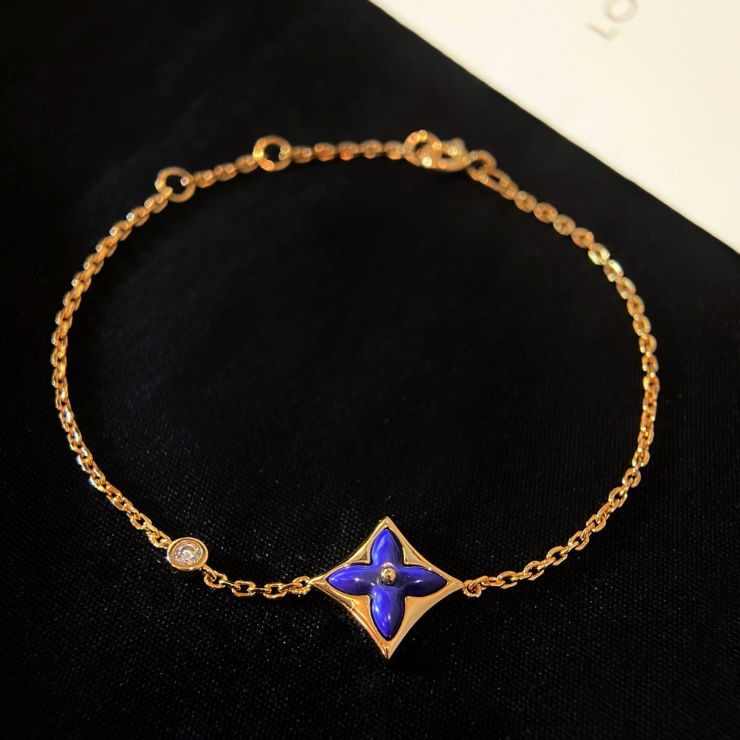 [Love Lucky]Farbstern Roségold Diamant Armband