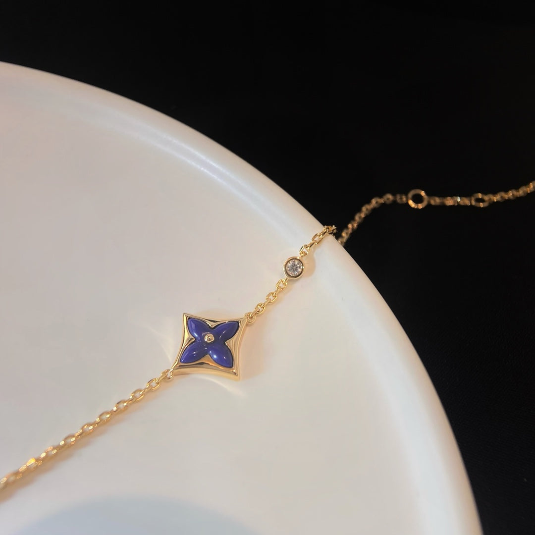 [Love Lucky]Farbstern Roségold Diamant Armband