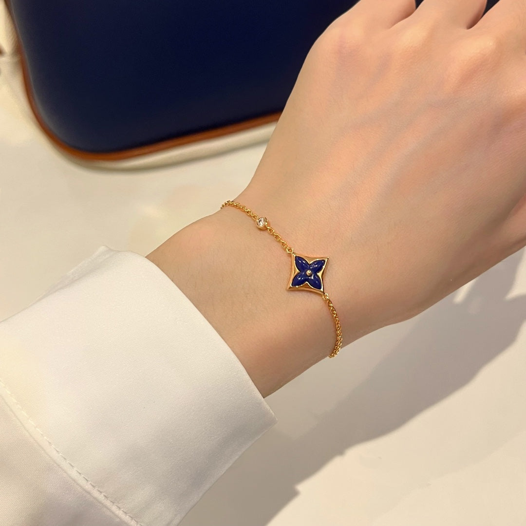 [Love Lucky]Farbstern Roségold Diamant Armband