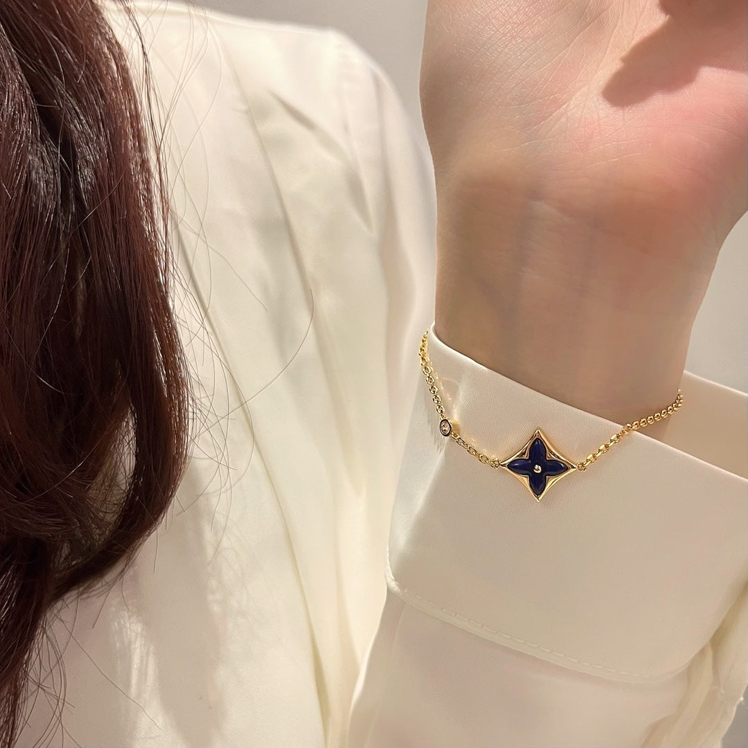 [Love Lucky]Farbstern Roségold Diamant Armband