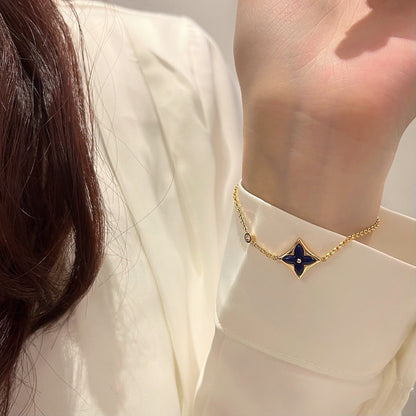 [Love Lucky]Farbstern Roségold Diamant Armband