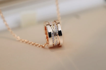 [Love Lucky]ZERO 1 ROSA GOLD DIAMANT HALSKETTE
