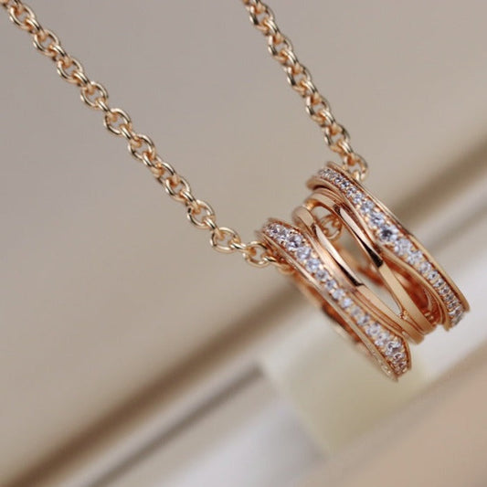 [Love Lucky]ZERO 1 ROSA GOLD HALSKETTE
