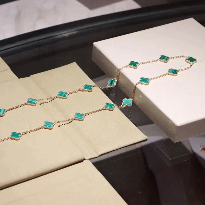 [Love Lucky]CLOVER 20 Motive Malachit Gold