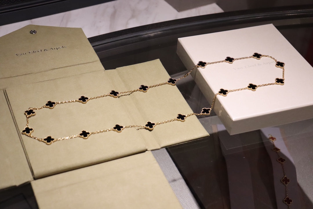 [Love Lucky]CLOVER 20 Motive Onyx Roségold