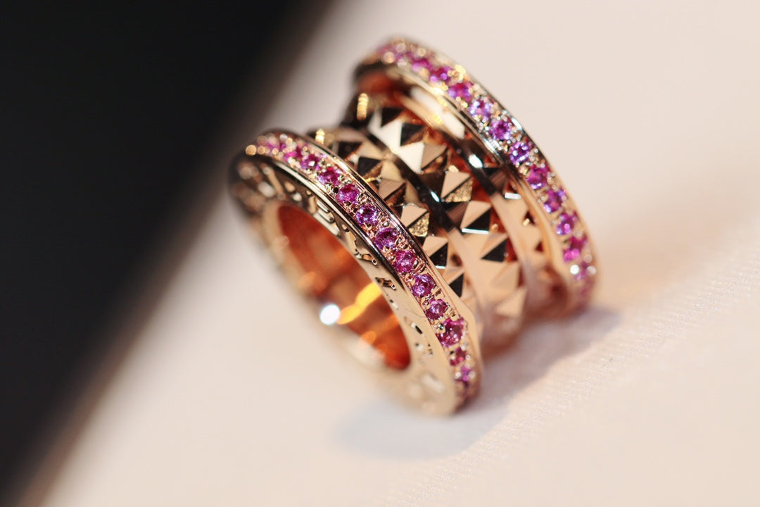 [Love Lucky]ZERO 1 ROCK ROSA GOLD ROSA DIAMANT HALSKETTE