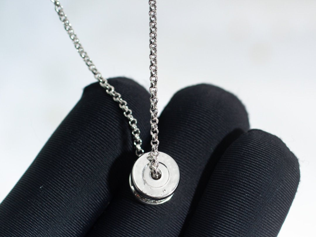 [Love Lucky]ZERO 1 SILBERNE DIAMANT-HALSKETTE
