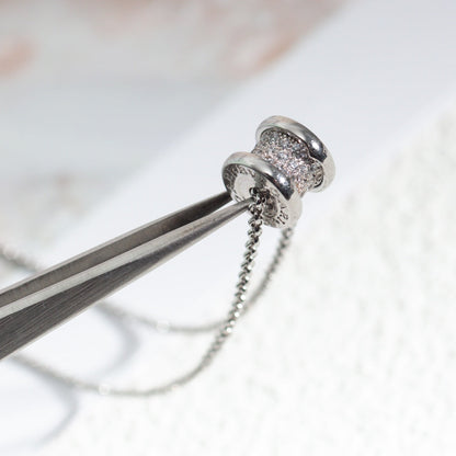 [Love Lucky]ZERO 1 SILBERNE DIAMANT-HALSKETTE