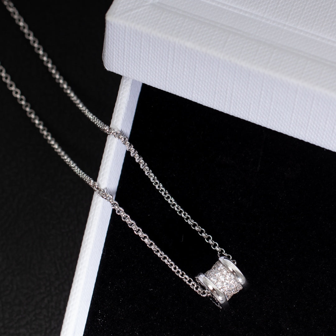 [Love Lucky]ZERO 1 SILBERNE DIAMANT-HALSKETTE