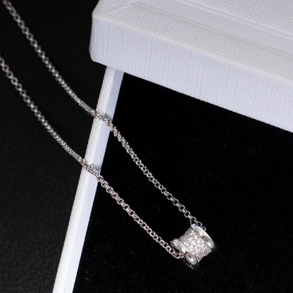 [Love Lucky]ZERO 1 SILBERNE DIAMANT-HALSKETTE