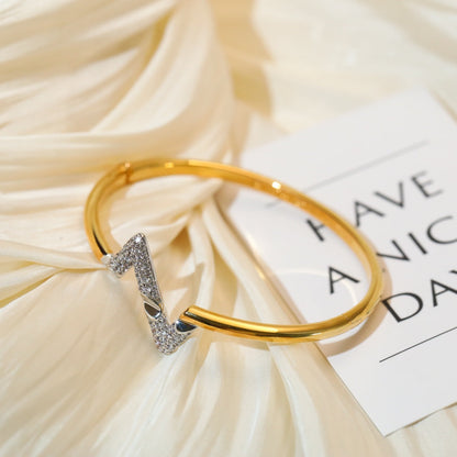 [Love Lucky] VOLTE UPSITEN DOWN GOLD DIAMANT ARMBAND