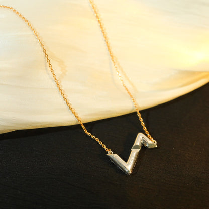 [Love Lucky] VOLT SILBER DIAMANT ANHÄNGER HALSKETTE