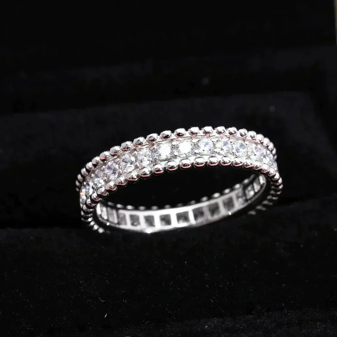 [Love Lucky]PERLEE DIAMOND SILVER RING
