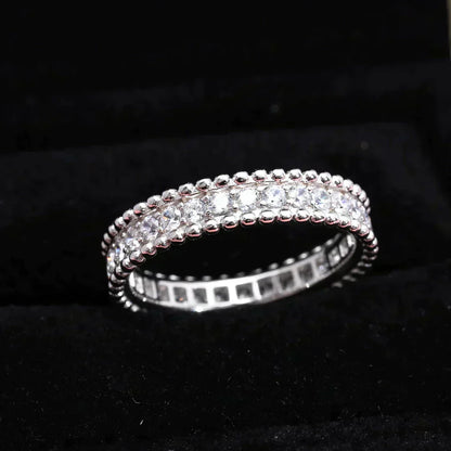 [Love Lucky]PERLEE DIAMOND SILVER RING