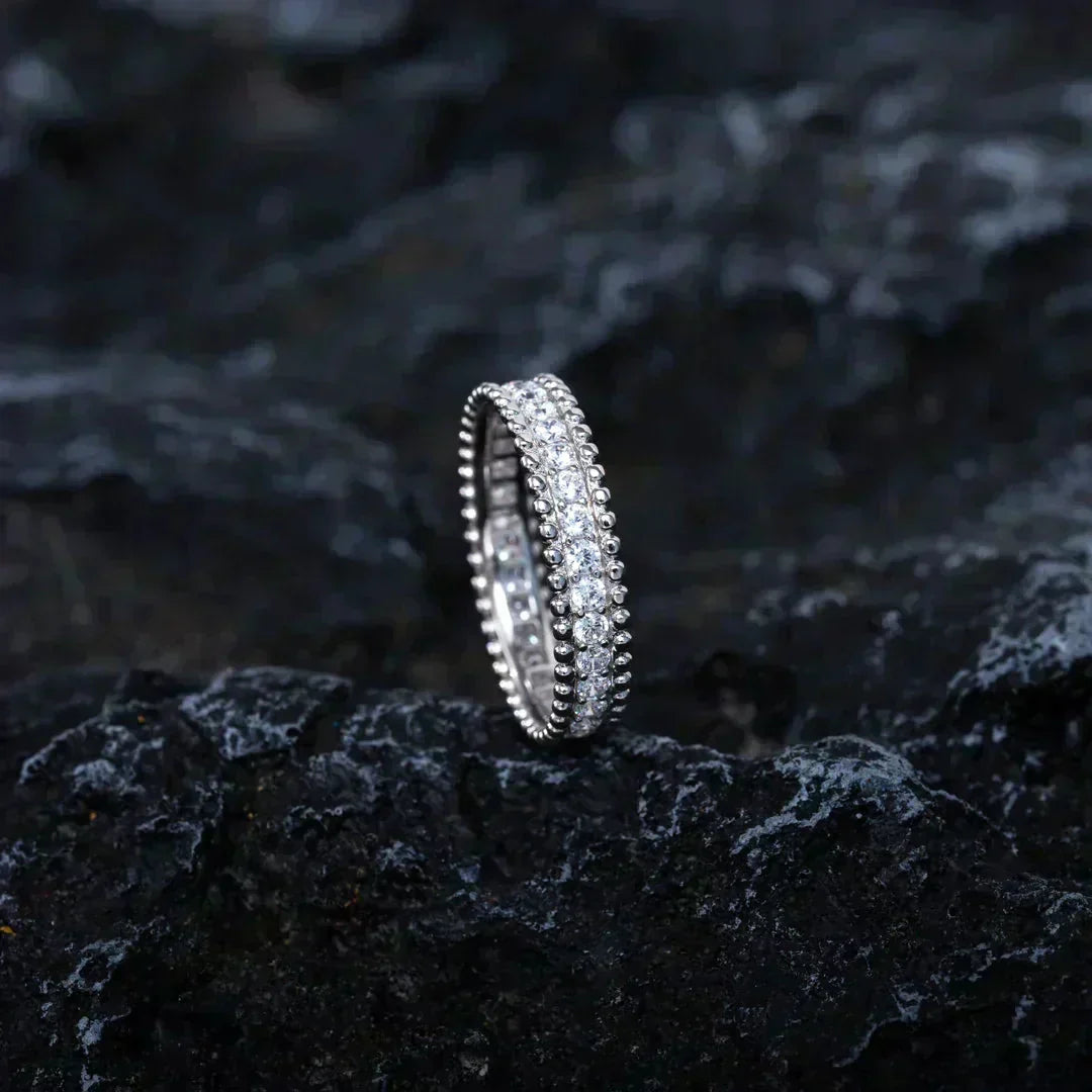 [Love Lucky]PERLEE DIAMOND SILVER RING