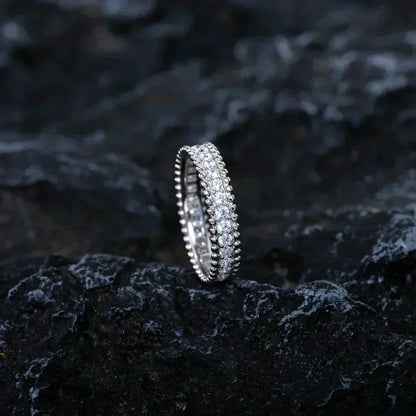 [Love Lucky]PERLEE DIAMOND SILVER RING