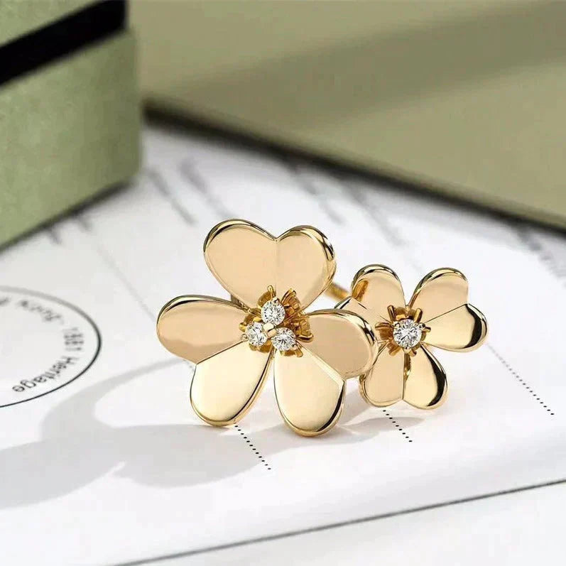 [Love Lucky]CLOVER COMOS GOLD DIAMOND RING