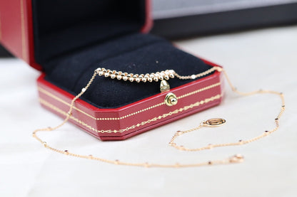 [Love Lucky]CLASH ROSA GOLD HALSKETTE 