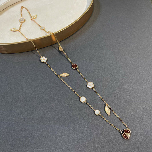 [Love Lucky]LUCKY SPRING 15 MOTIVE GOLD HALSKETTE