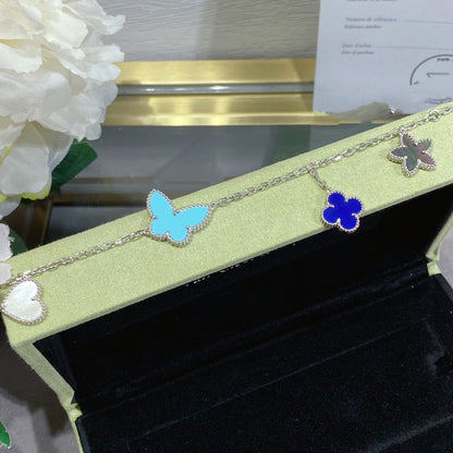 [Love Lucky]LUCKY SPRING SILVER BRACELET 4 MOTIF