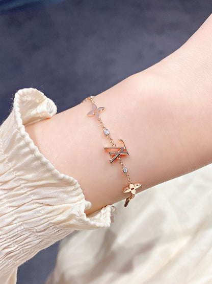 [Love Lucky]Stern und Sonne 7 Motive Gold Armband