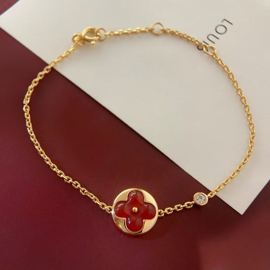 [Love Lucky]Sonnenanhänger Karneol Armband