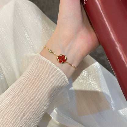 [Love Lucky]Sonnenanhänger Karneol Armband