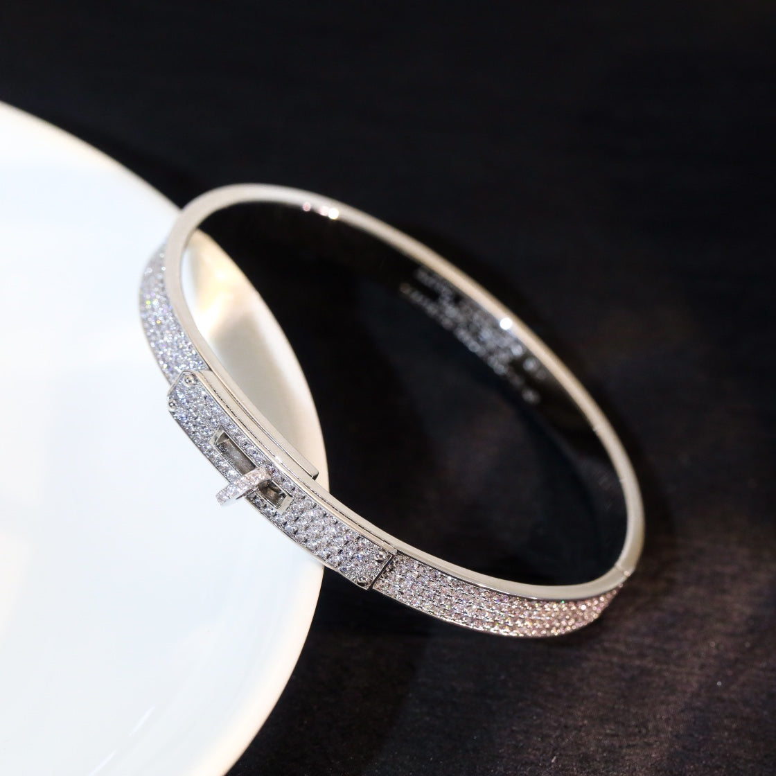 [Love Lucky]KELLY BRACELET DIAMOND PAVED