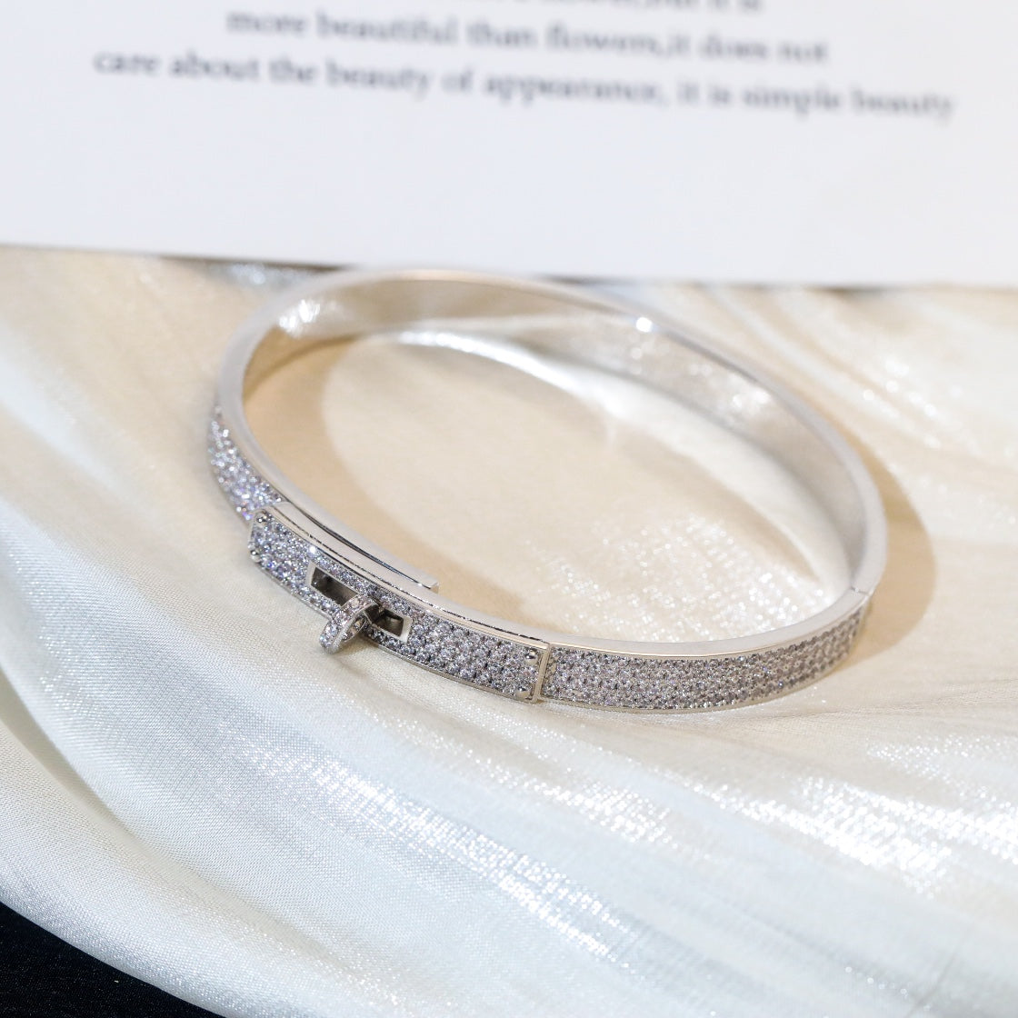 [Love Lucky]KELLY BRACELET DIAMOND PAVED