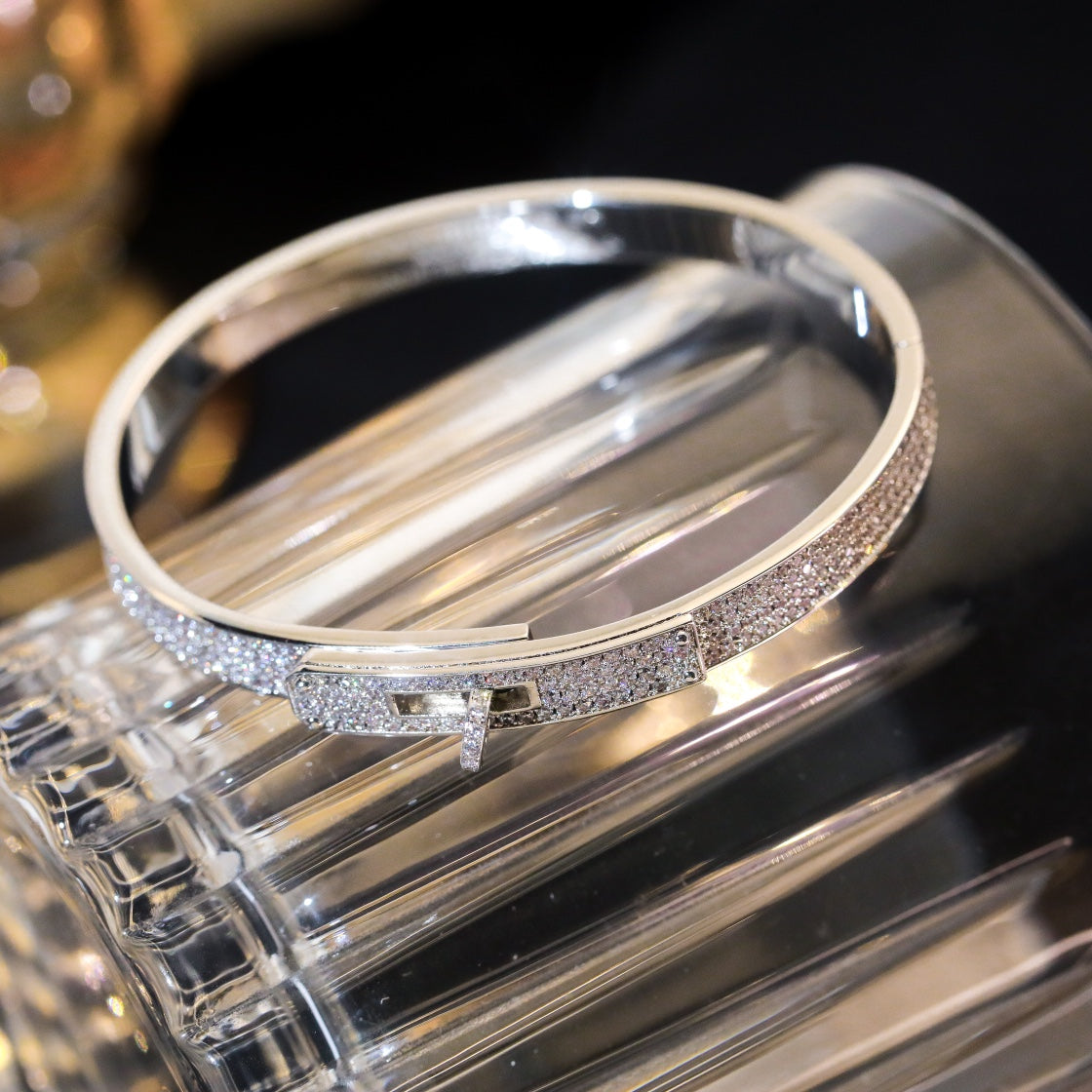 [Love Lucky]KELLY BRACELET DIAMOND PAVED
