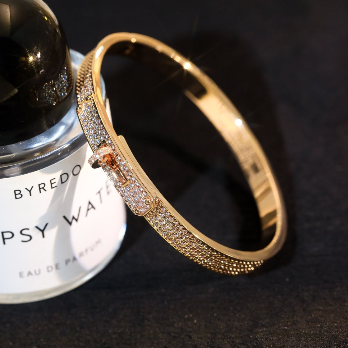 [Love Lucky]KELLY BRACELET DIAMOND PAVED