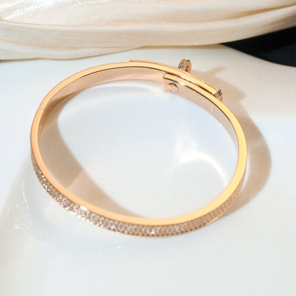 [Love Lucky]KELLY BRACELET DIAMOND PAVED
