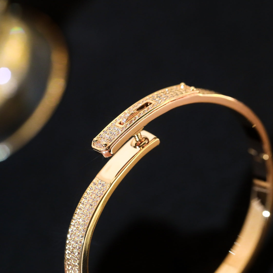 [Love Lucky]KELLY BRACELET DIAMOND PAVED