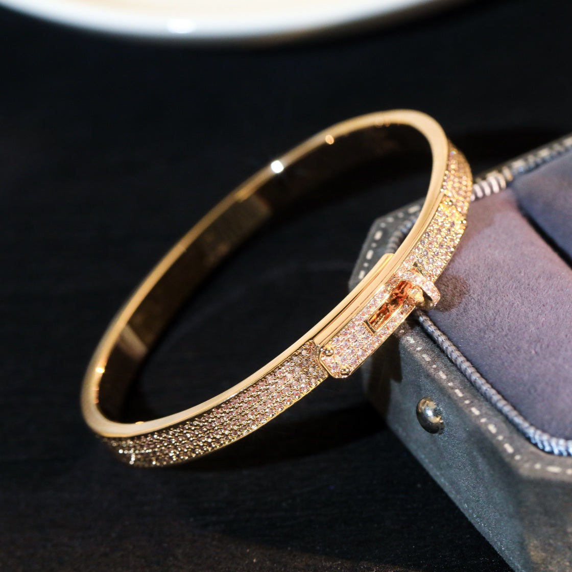 [Love Lucky]KELLY BRACELET DIAMOND PAVED