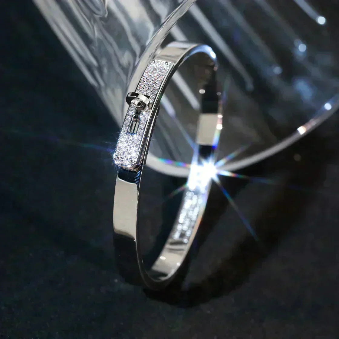 [Love Lucky]KELLY SILVER DIAMOND BRACELET