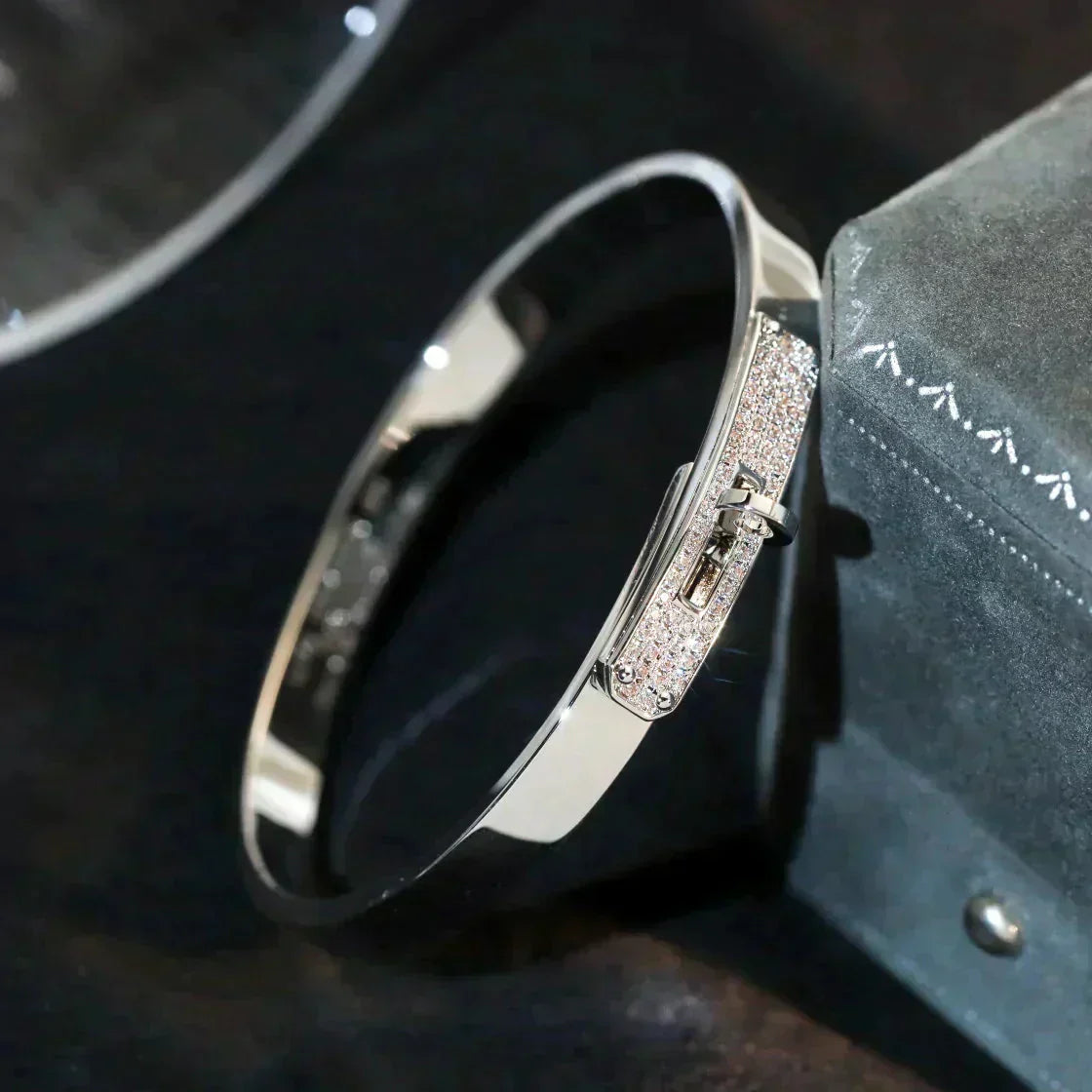 [Love Lucky]KELLY SILVER DIAMOND BRACELET