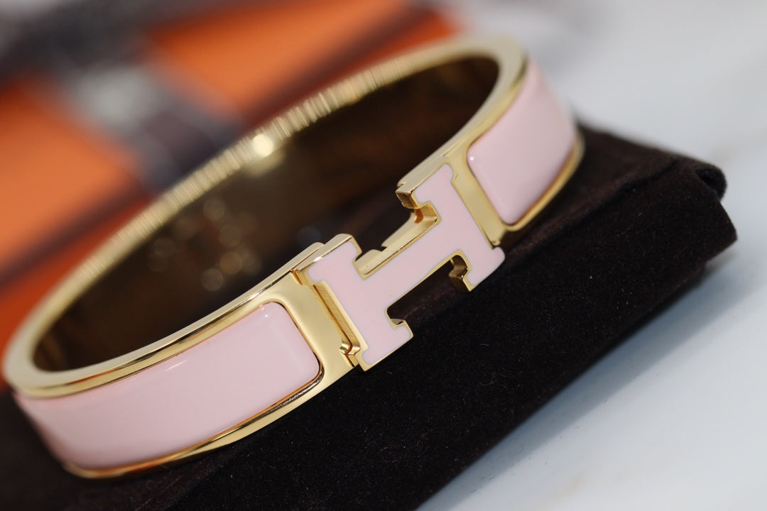 [Love Lucky]H BRACELET 12MM PINK