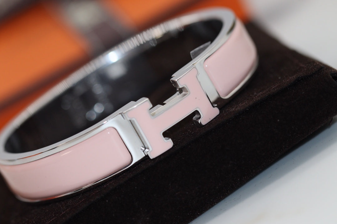 [Love Lucky]H BRACELET 12MM PINK