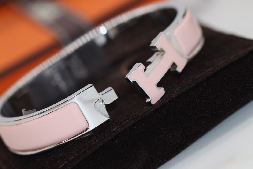 [Love Lucky]H BRACELET 12MM PINK