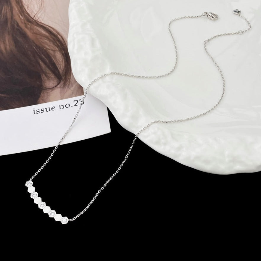 [Love Lucky] BEE MY LOVE DIAMANT-HALSKETTE