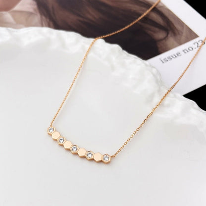[Love Lucky] BEE MY LOVE DIAMANT-HALSKETTE